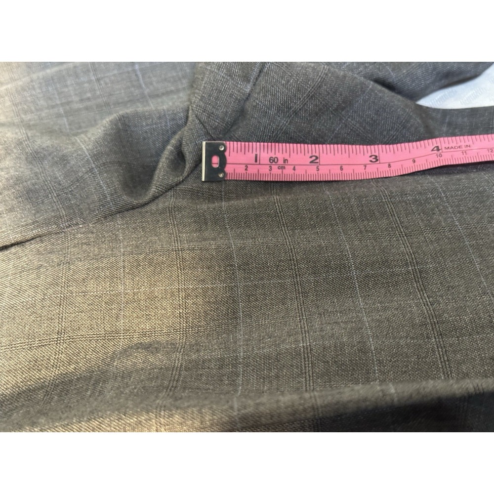 RALPH LAUREN Men's 34X 30 Gray Dress Pants Pleated‎ Cuffed Pre-owned Excellent - Picture 11 of 12